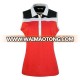 Sublimation summer cotton clothing ladies sleeveless polo shirts