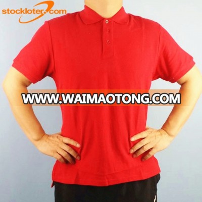 Stock Mens Short Sleeve Cotton Polo T Shirts With Cheap Price