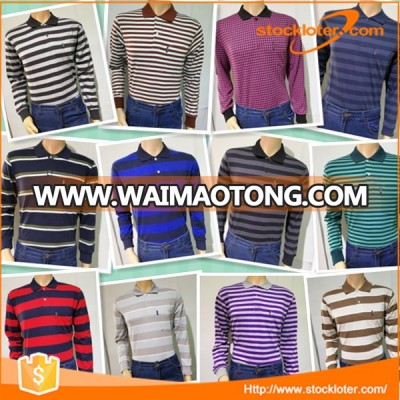 Stock Mens Long Full Sleeve Polo Shirts Inventory