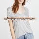 Latest Fashion Plain Color Short Sleeve T Shirt for Women