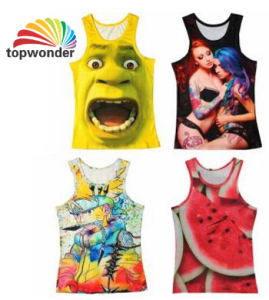 Customize All Sorts of Printing Tank Tops, Vests